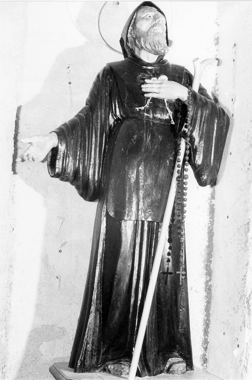 San Francesco di Paola (statua processionale, opera isolata) - bottega calabrese (seconda metà sec. XVIII)