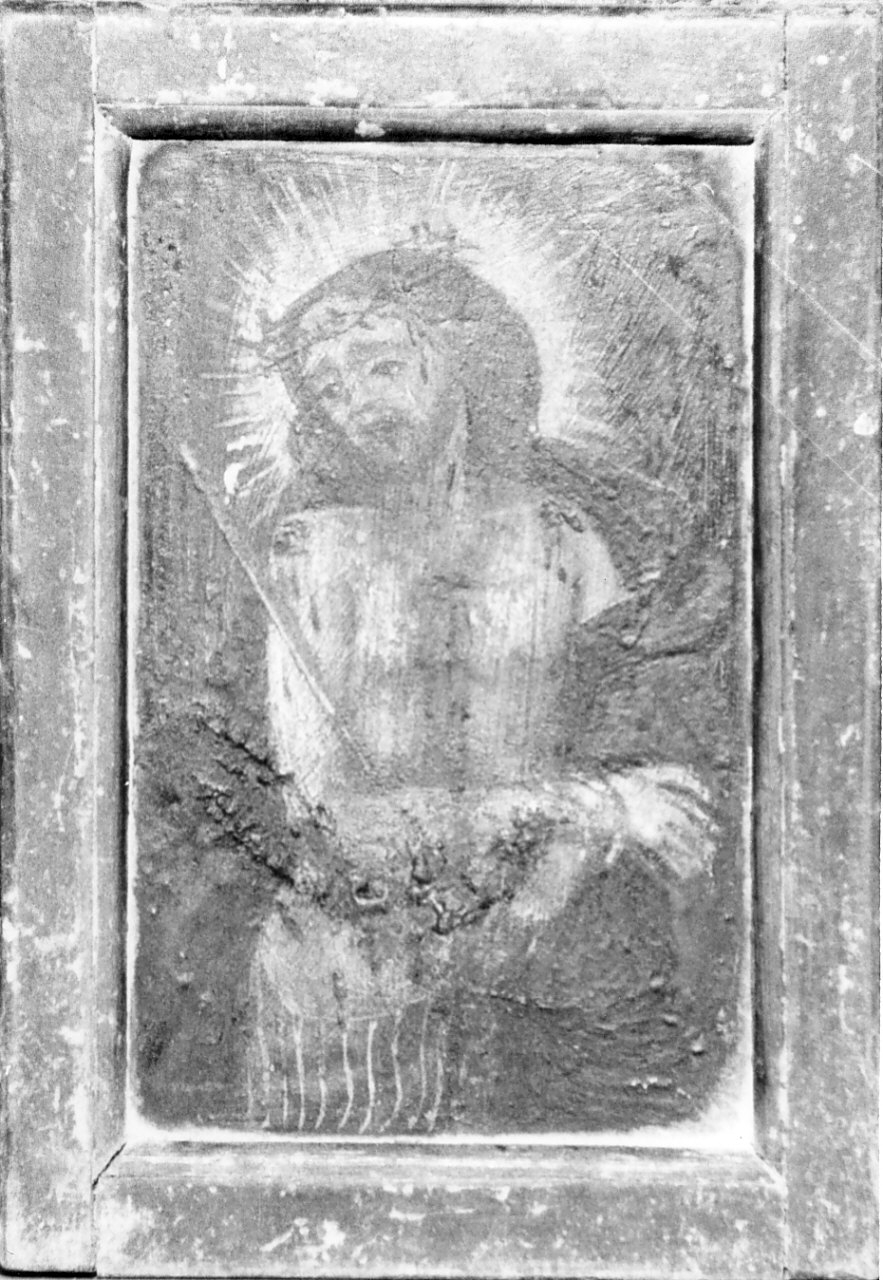 Ecce Homo (sportello di tabernacolo, elemento d'insieme) - bottega Italia meridionale (sec. XIX)