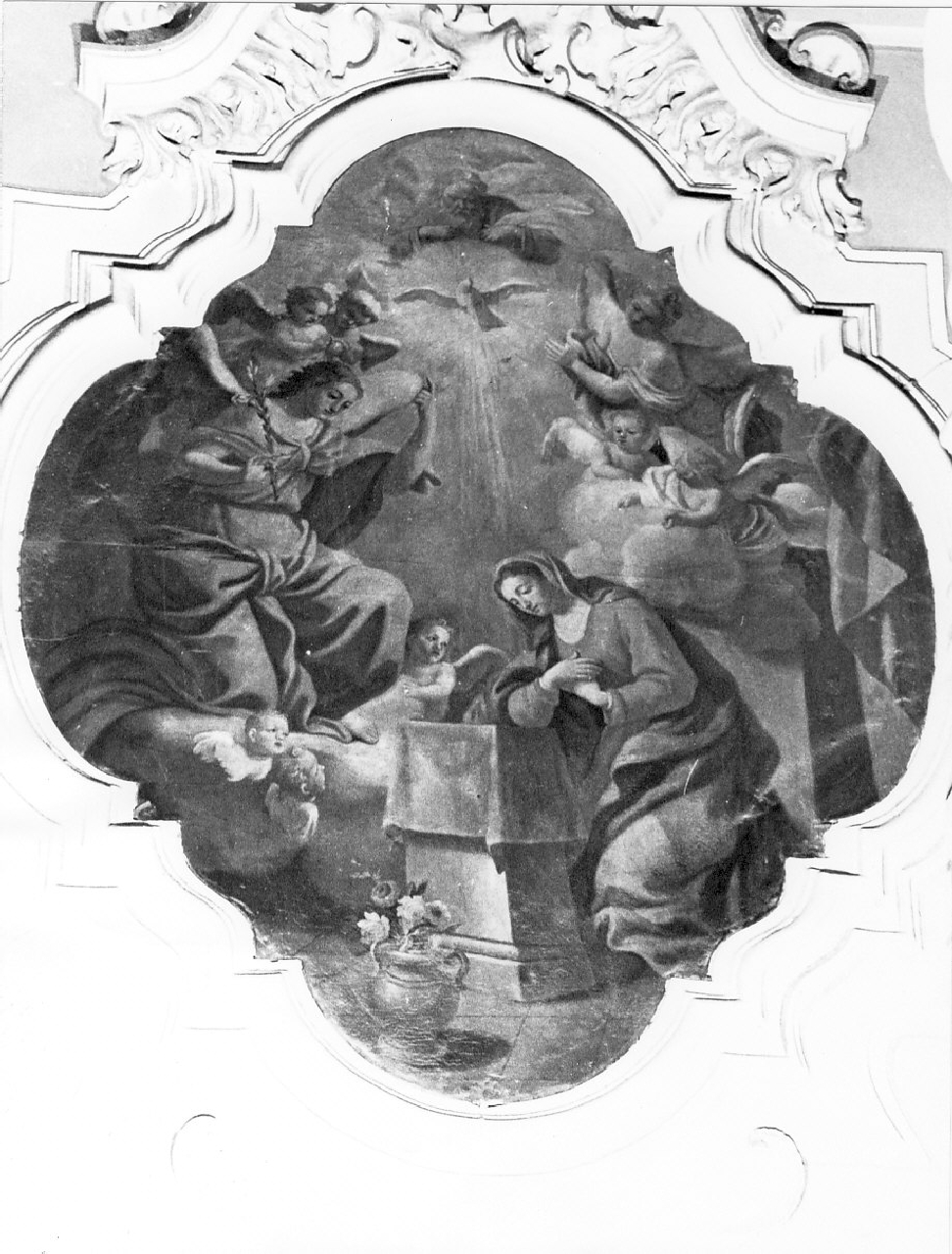 Annunciazione (dipinto, opera isolata) - ambito Italia meridionale (sec. XVIII)