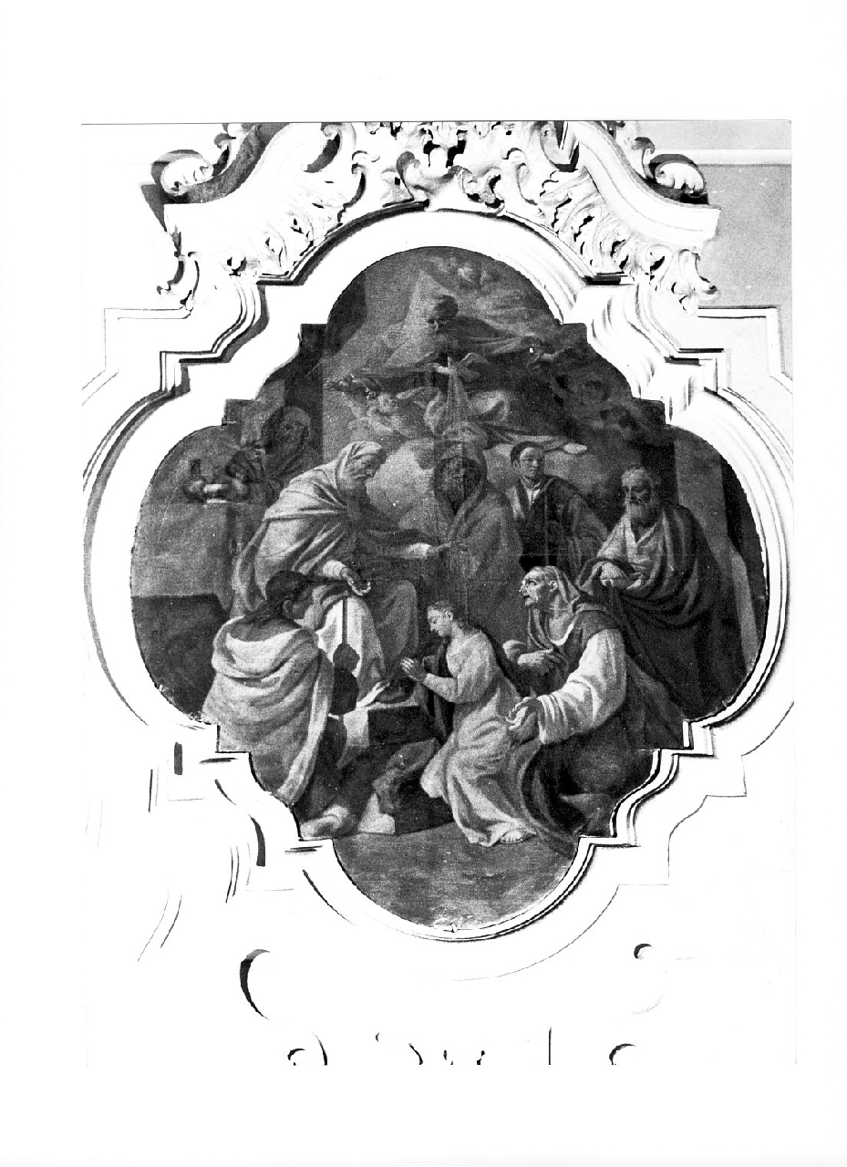 presentazione di Maria Vergine al tempio (dipinto, opera isolata) - ambito Italia meridionale (sec. XVIII)