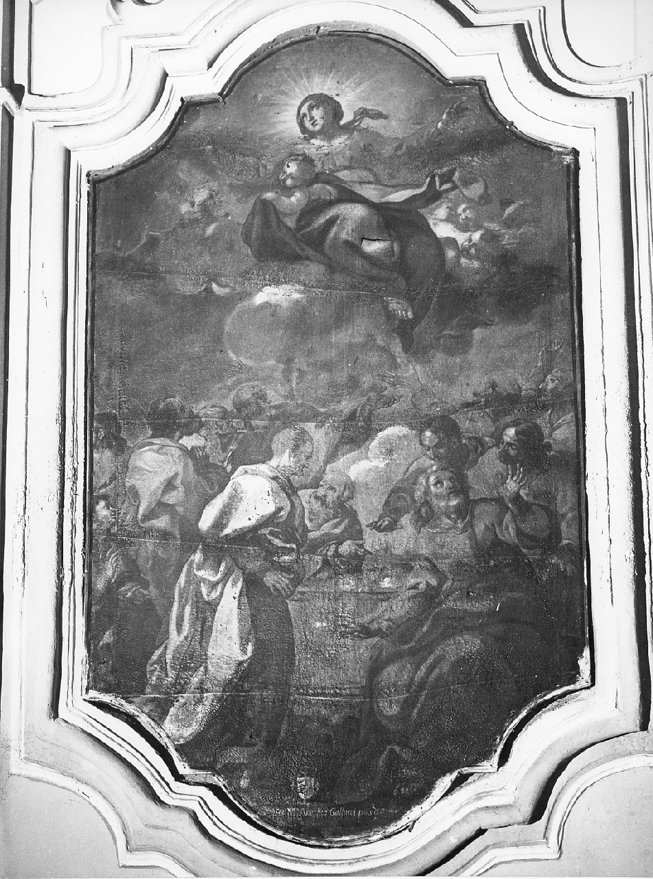 assunzione della Madonna (dipinto, opera isolata) di Basile Domenico (sec. XVIII)