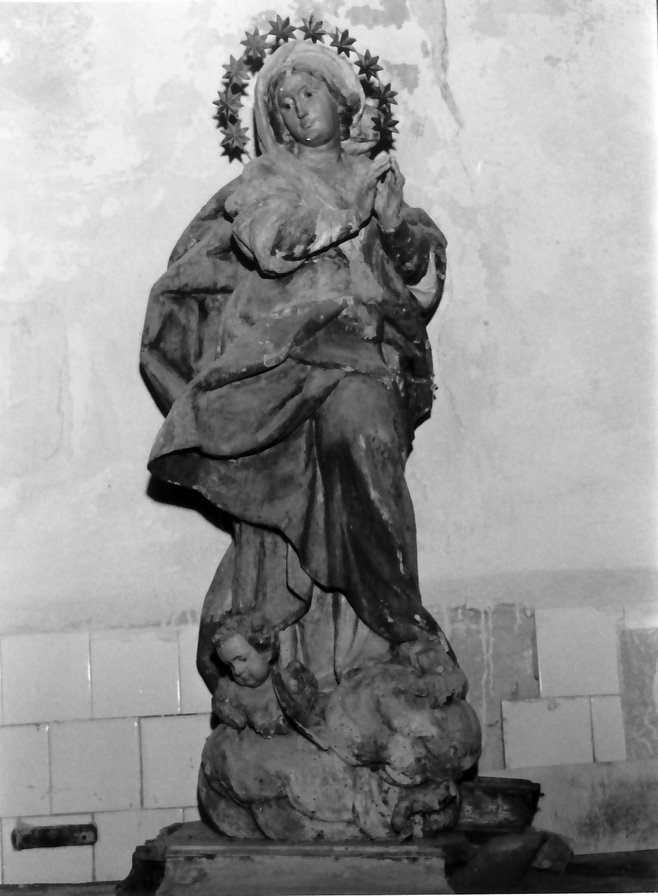 Madonna Assunta (scultura, opera isolata) - bottega Italia meridionale (sec. XVIII)