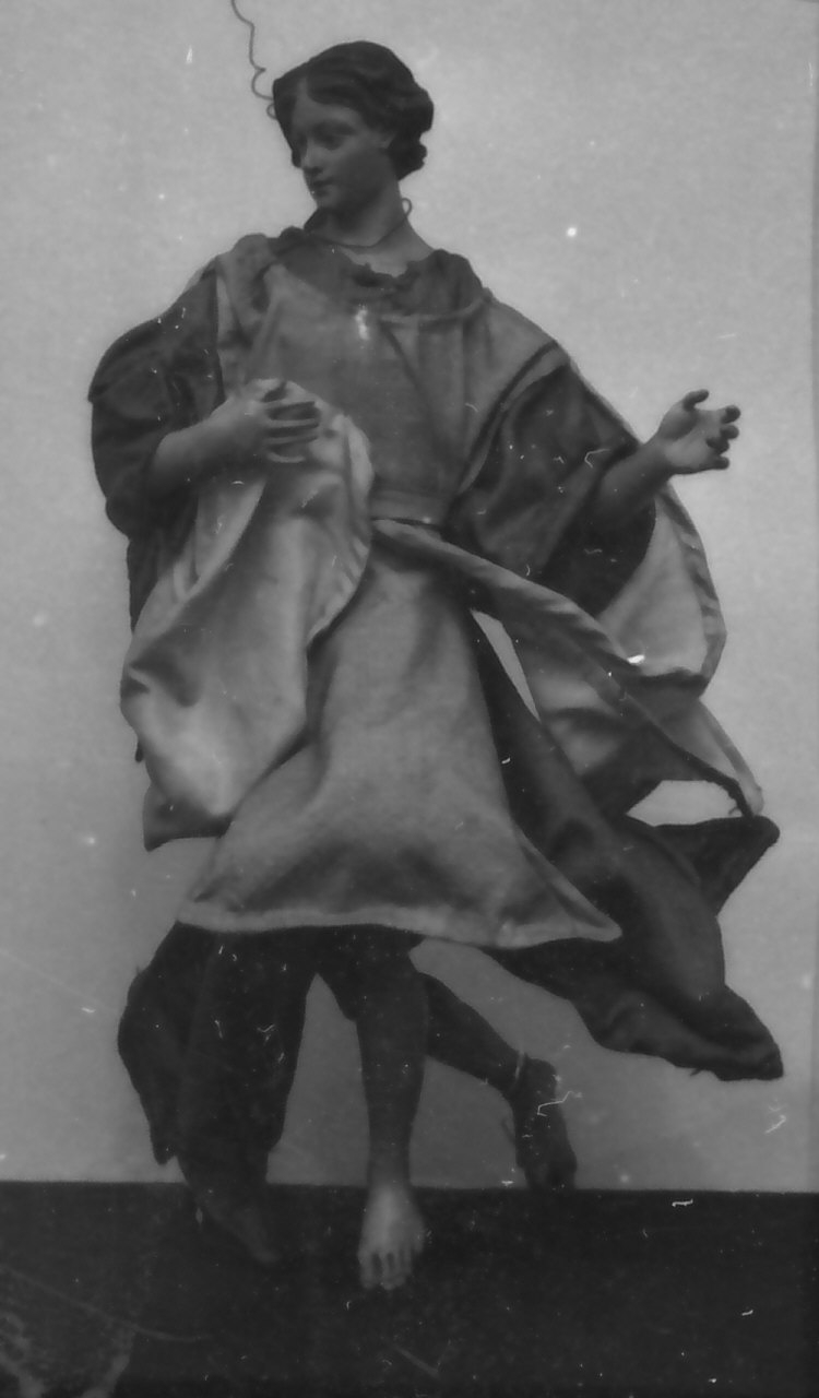 angelo (statuetta di presepio, opera isolata) - bottega napoletana (sec. XVIII)