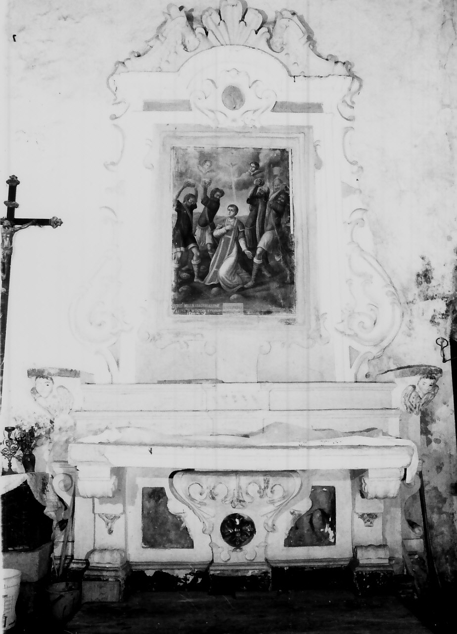 altare, opera isolata - bottega Italia meridionale (metà sec. XVIII)