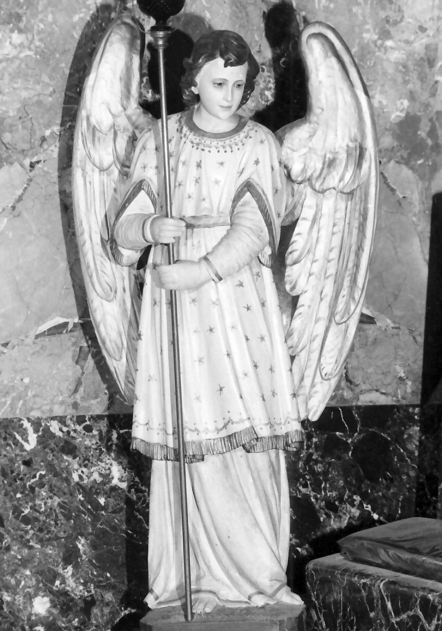angeli (portacandelabro, serie) - bottega Italia meridionale (prima metà sec. XX)