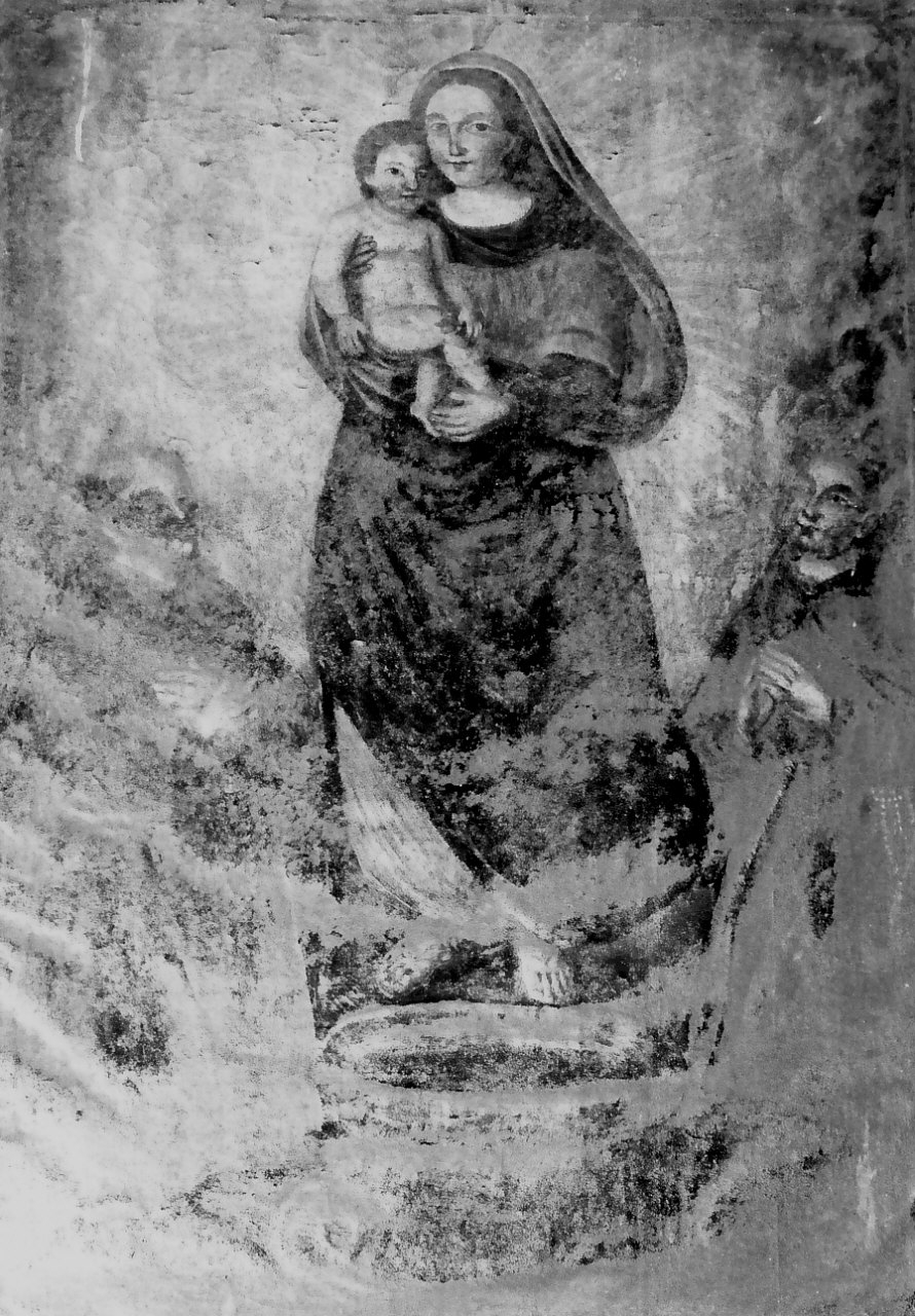 Madonna con Bambino e Santi (dipinto, opera isolata) di Di Piro Giovanni Salvatore (sec. XIX)