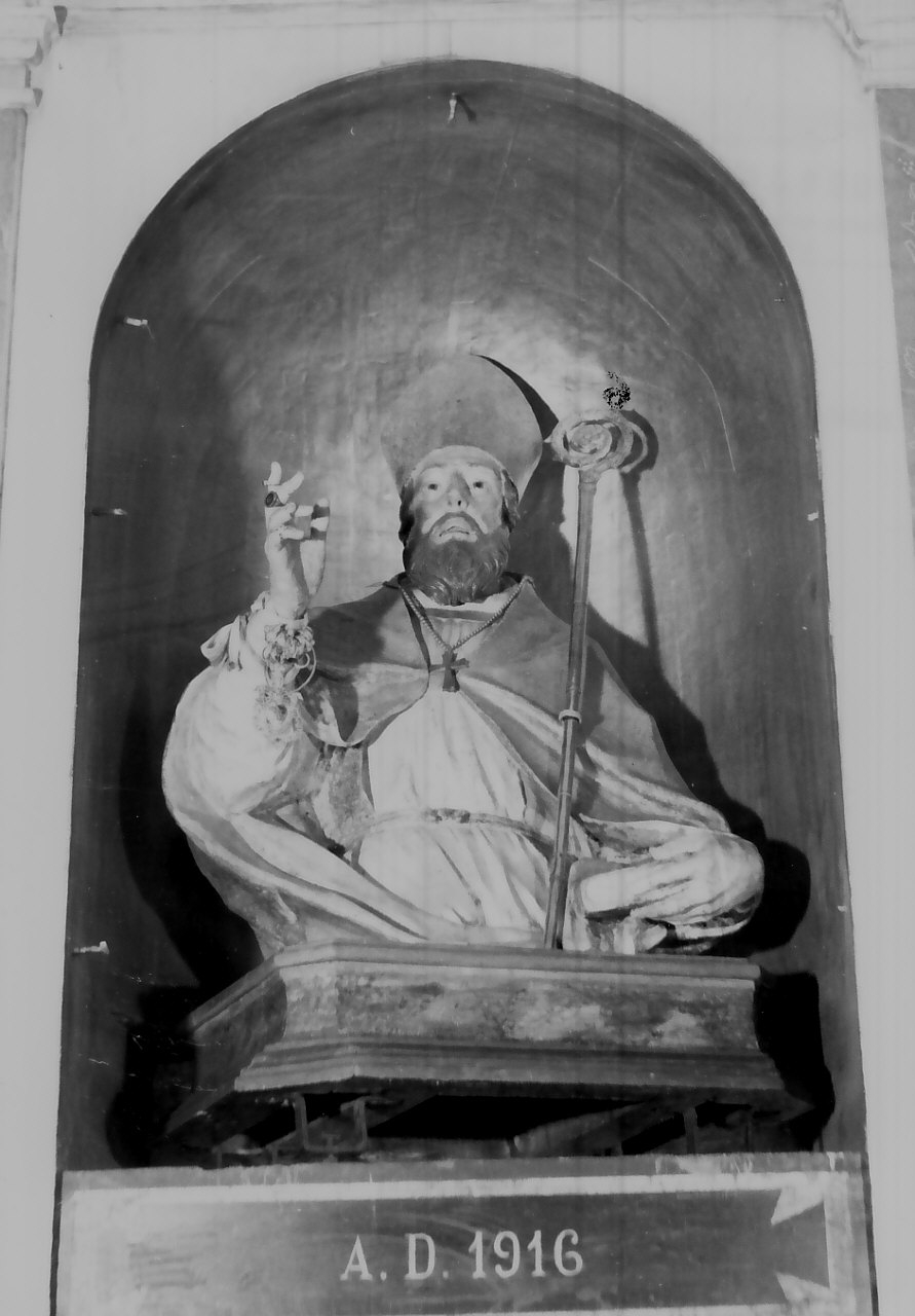 San Biagio (busto, opera isolata) - bottega calabrese (fine sec. XVIII)