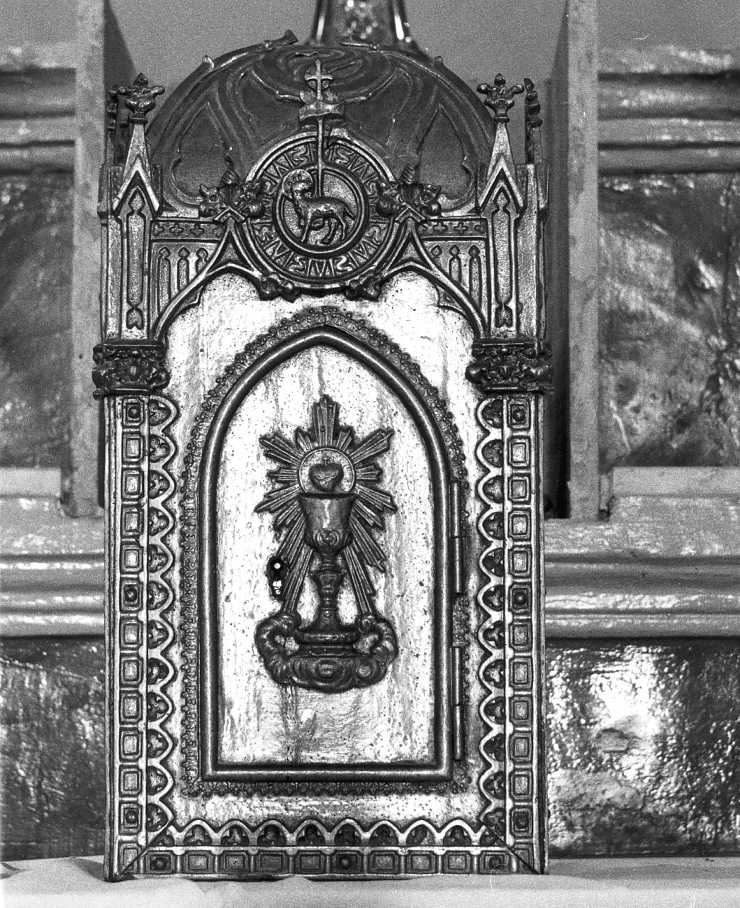 tabernacolo portatile, opera isolata - bottega calabrese (fine/inizio secc. XIX/ XX)