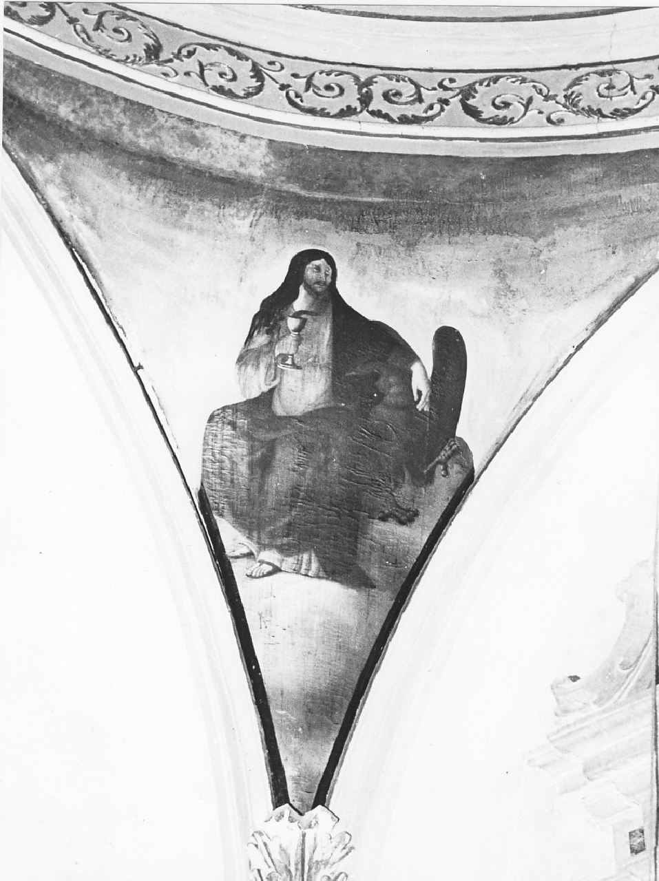 San Giovanni Evangelista (dipinto, elemento d'insieme) - ambito Italia meridionale (sec. XVIII, sec. XIX)
