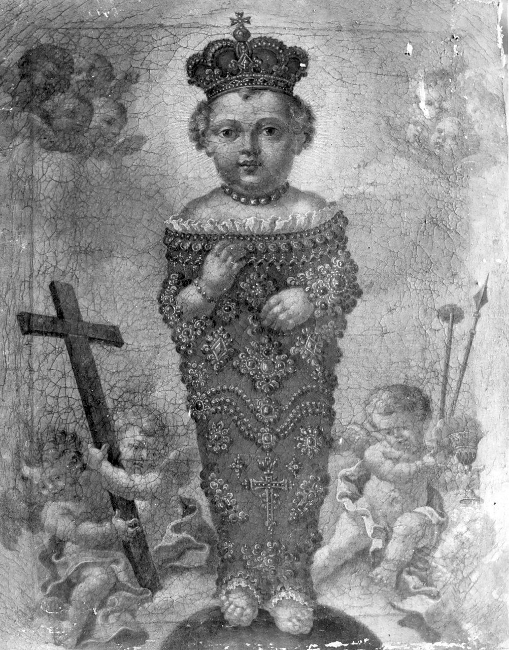 Gesù Bambino (dipinto, opera isolata) - ambito Italia meridionale (prima metà sec. XIX)