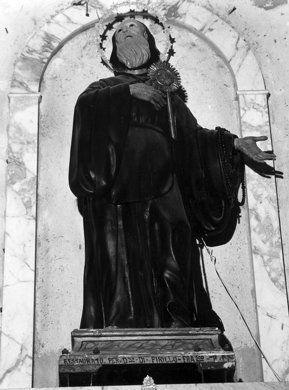San Francesco di Paola (statua, opera isolata) - bottega Italia meridionale (sec. XVIII)