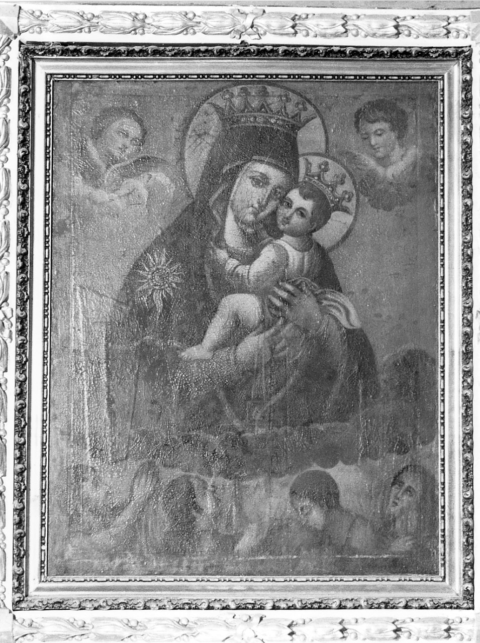 Madonna del Carmelo (dipinto, opera isolata) - ambito calabrese (prima metà sec. XIX)