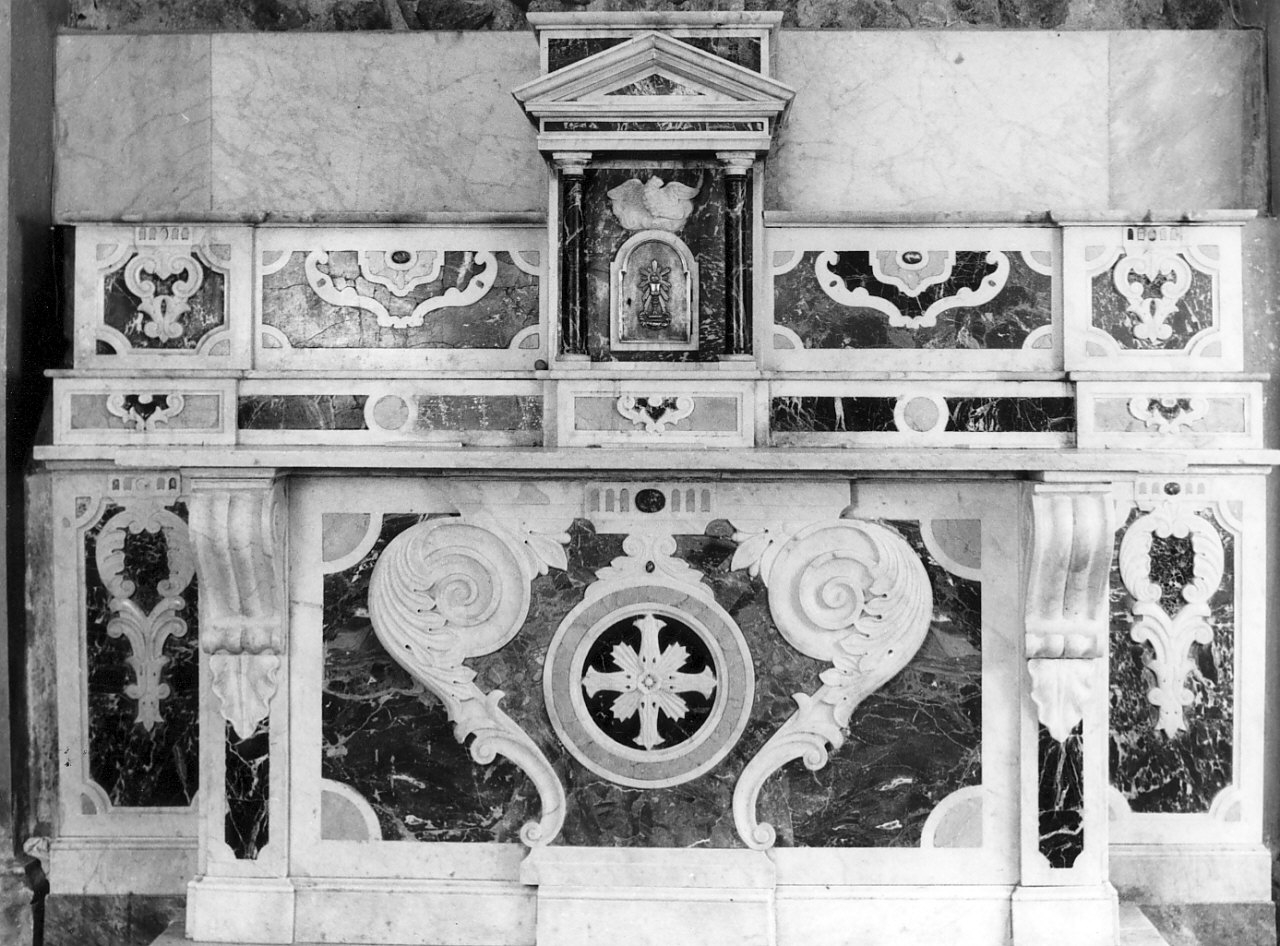 altare, complesso decorativo - bottega calabrese (seconda metà sec. XIX)
