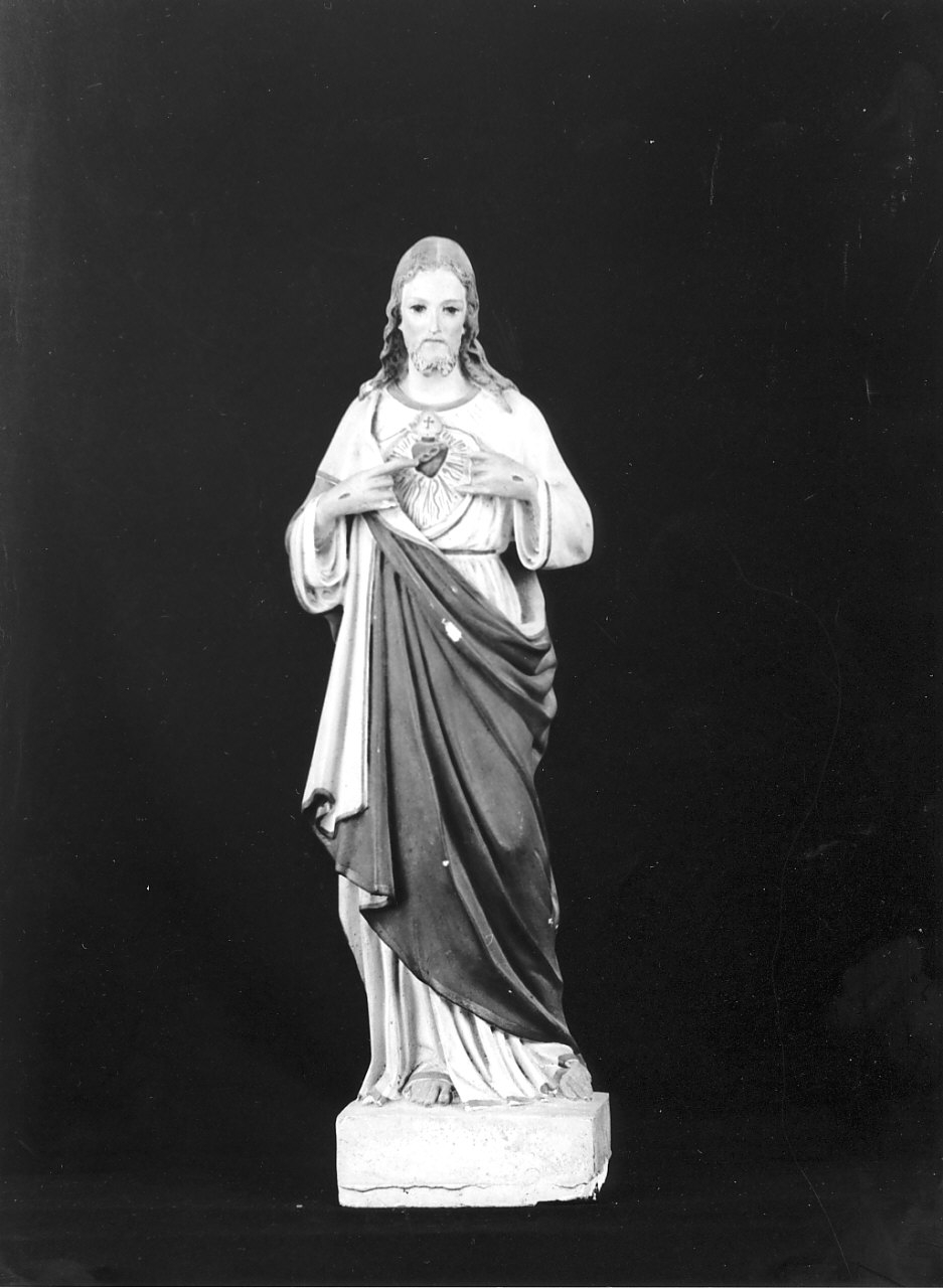 Sacro Cuore di Gesù (statuetta, opera isolata) - bottega calabrese (sec. XX)