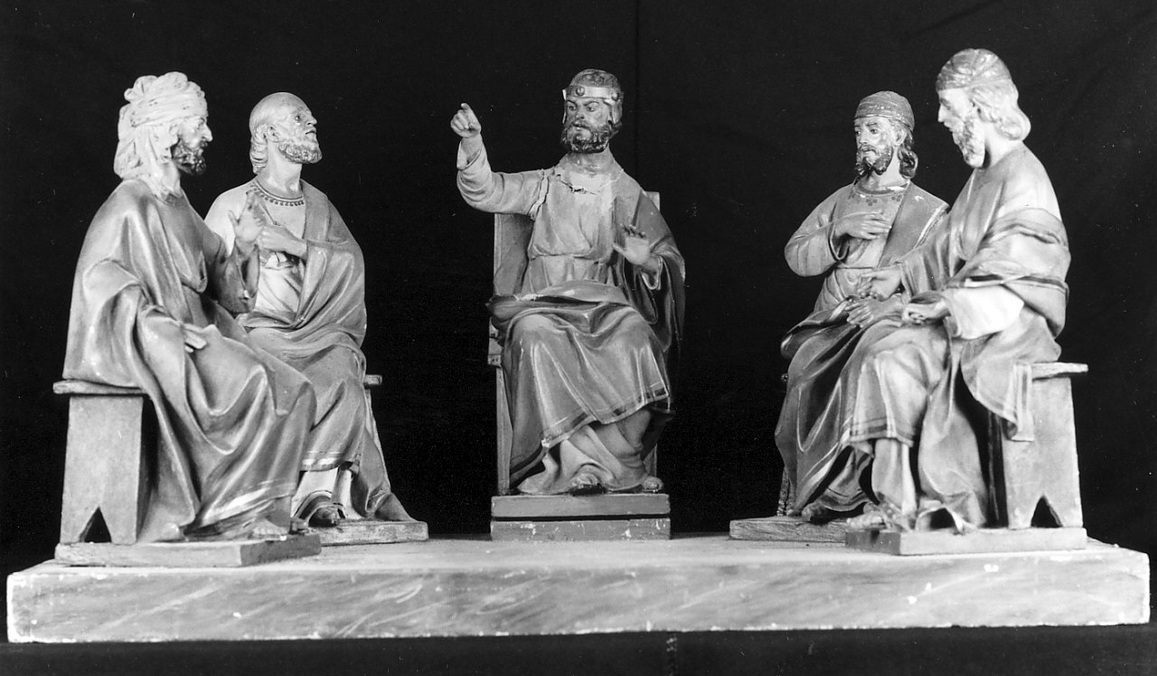 figura maschile (gruppo scultoreo, opera isolata) - bottega calabrese (fine sec. XIX)