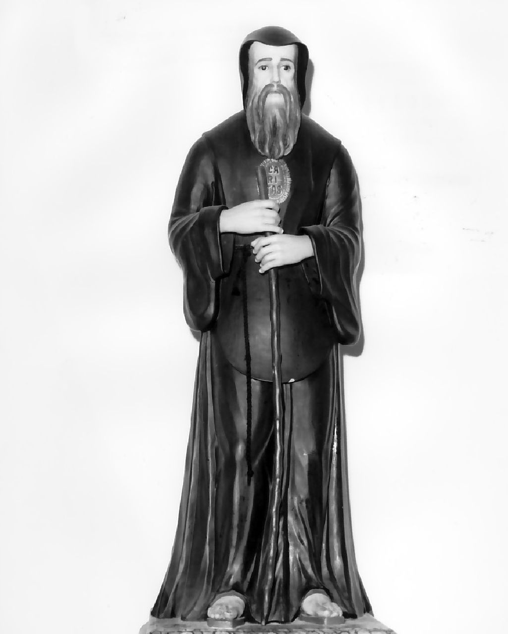 San Francesco di Paola (statua, opera isolata) - bottega Italia meridionale (prima metà sec. XIX)