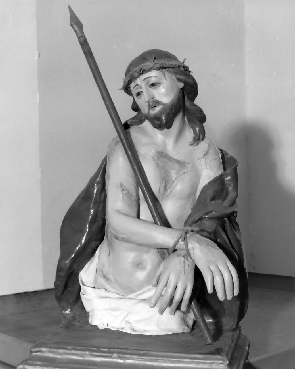 Ecce Homo (scultura, opera isolata) - bottega calabrese (seconda metà sec. XIX)