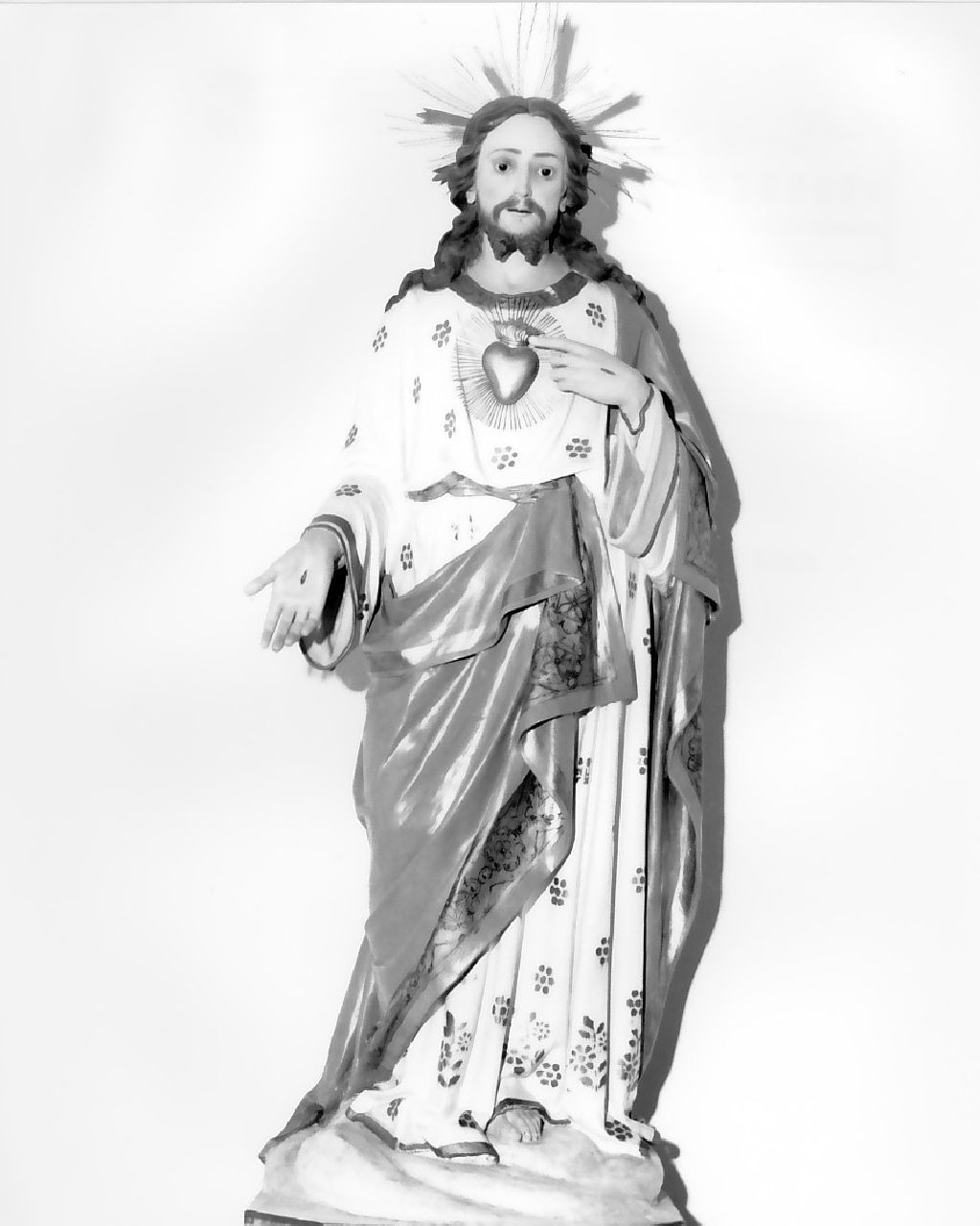 Sacro Cuore di Gesù (statua, opera isolata) - bottega calabrese (sec. XIX)