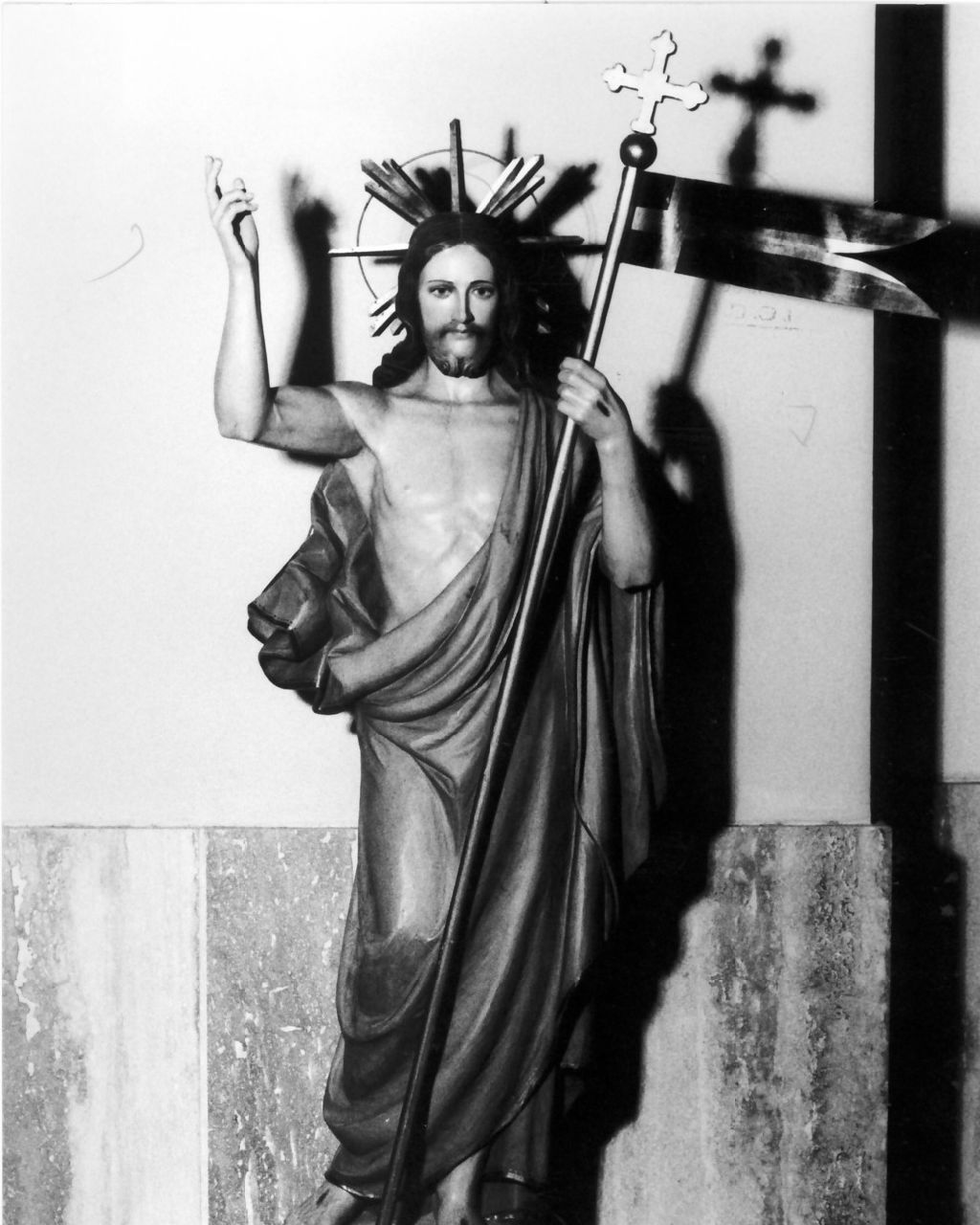 Cristo risorto (statua, opera isolata) - bottega trentina (sec. XIX)