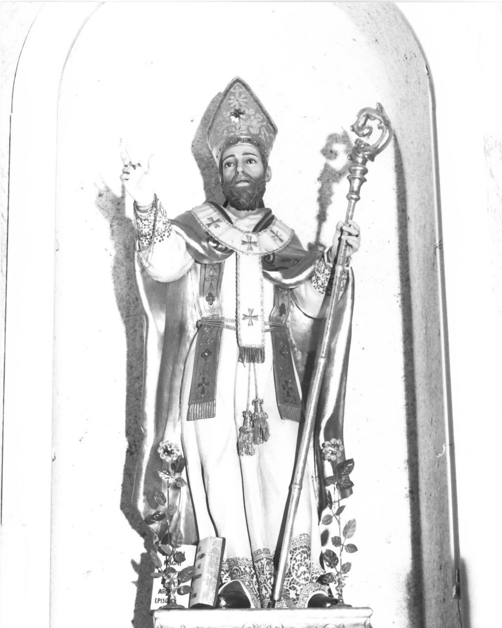San Basilio (statua, opera isolata) - bottega Italia meridionale (sec. XVIII, sec. XIX)