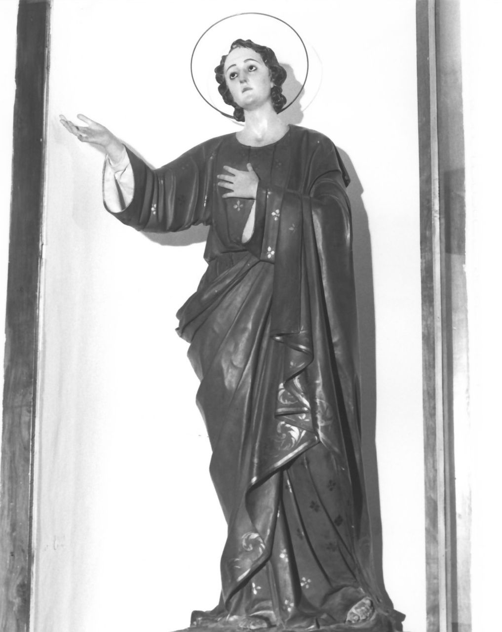 San Giovanni Evangelista (statua, opera isolata) - bottega calabrese (seconda metà sec. XIX)