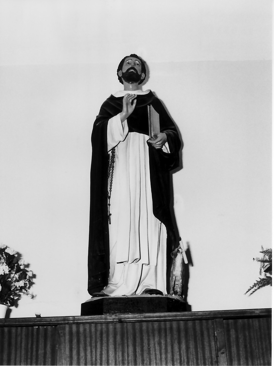 San Domenico (statua, opera isolata) - bottega calabrese (sec. XIX)