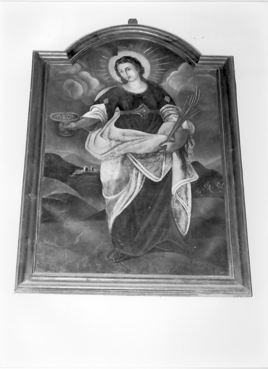 Santa Lucia (dipinto, opera isolata) - ambito calabrese (sec. XIX)