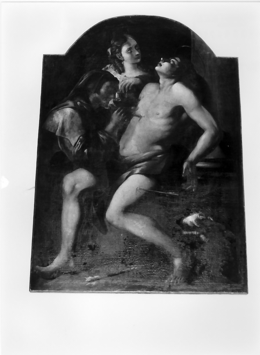 San Sebastiano, San Sebastiano curato da Irene (dipinto, opera isolata) - bottega Italia meridionale (sec. XVIII)