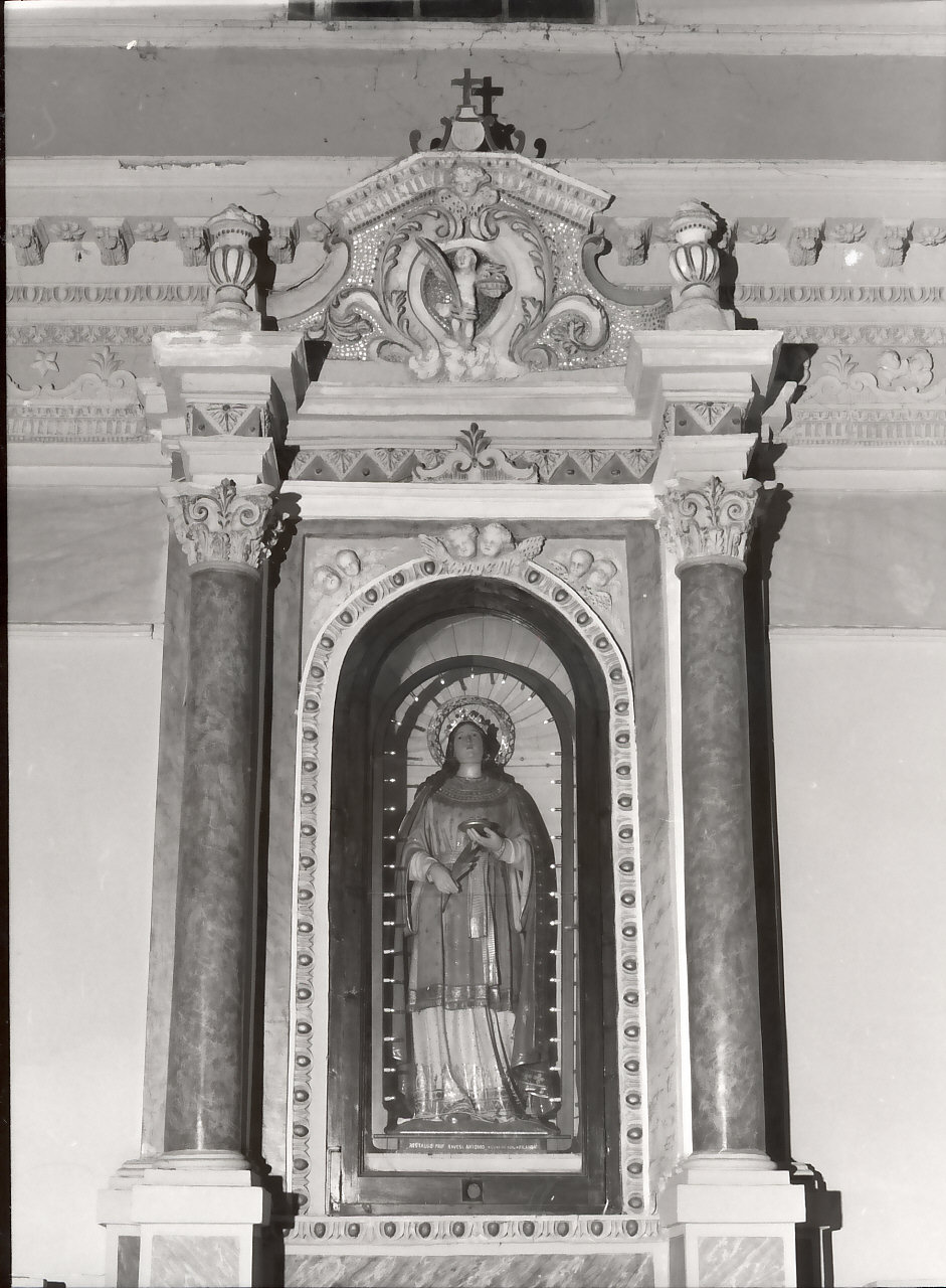 altare - bottega calabrese (fine/inizio secc. XVIII/ XIX)