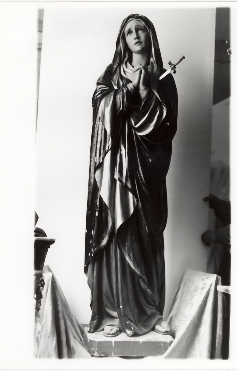 Madonna Addolorata (statua, opera isolata) di Mussner Giacinto V (sec. XIX)