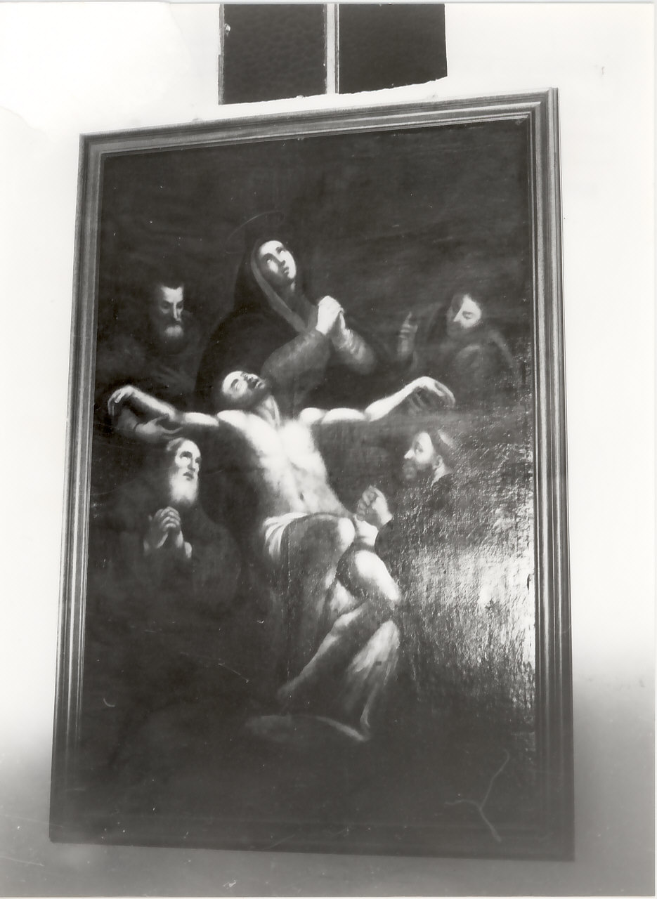 Pietà (dipinto, opera isolata) - ambito calabrese (sec. XVIII)