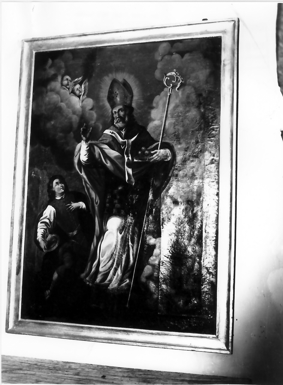 San Nicola di Bari (dipinto) - ambito Italia meridionale (fine/inizio secc. XVIII/ XIX)