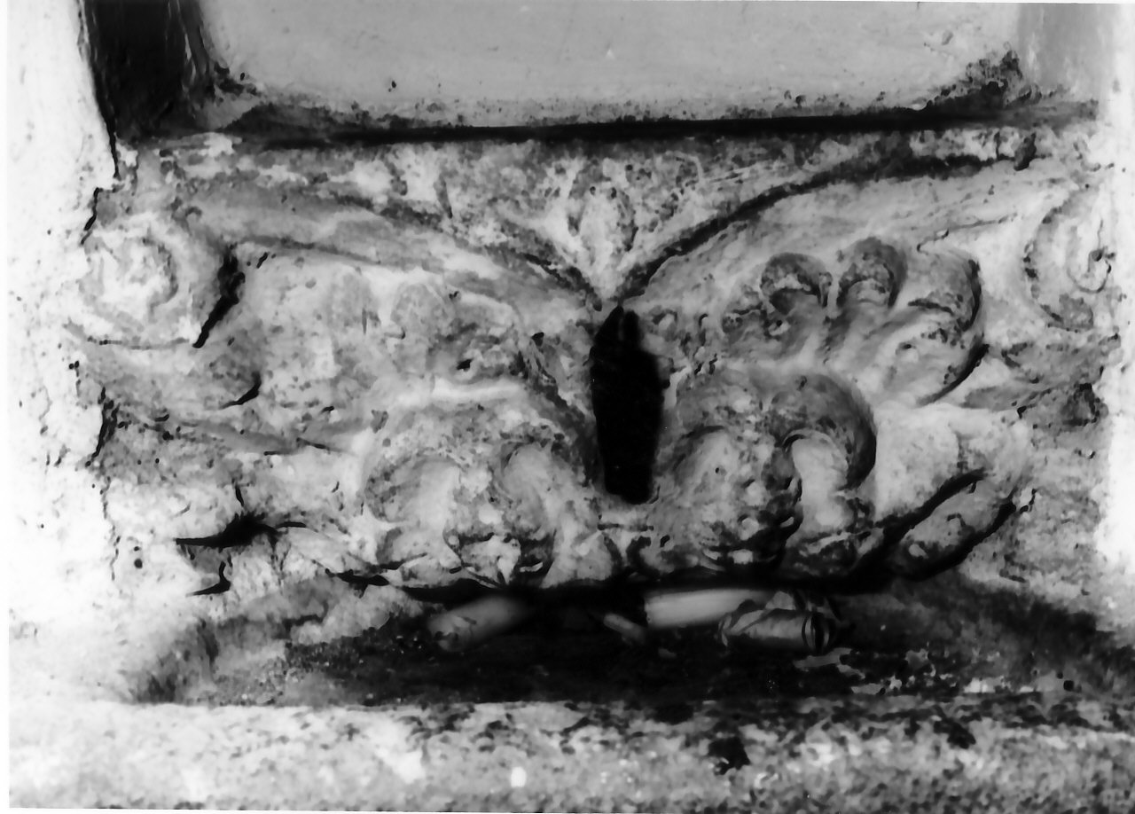 mostra di fontana, opera isolata - bottega Italia meridionale (sec. XVII)