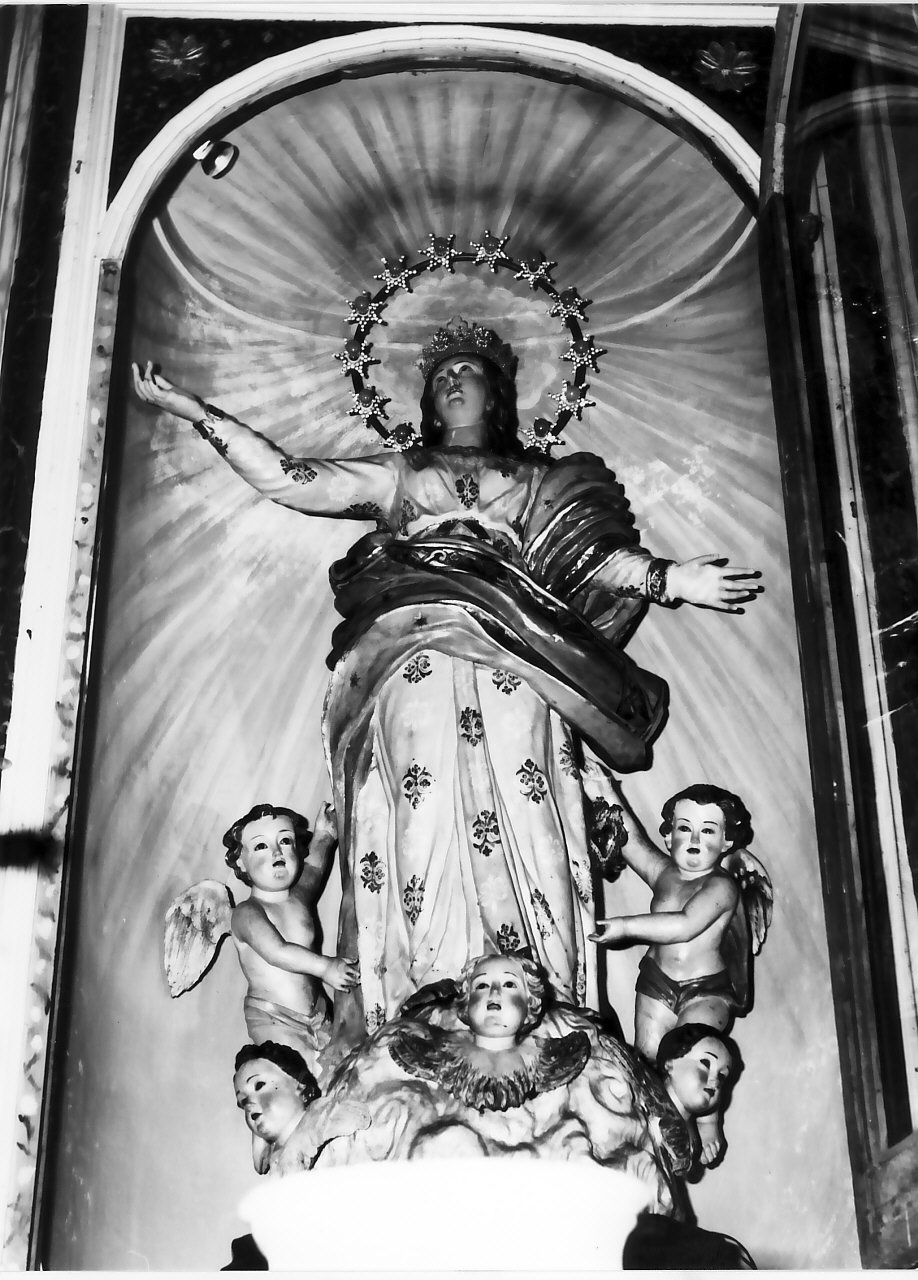 Madonna Assunta (statua) - bottega Italia meridionale (fine/inizio secc. XVII/ XVIII)