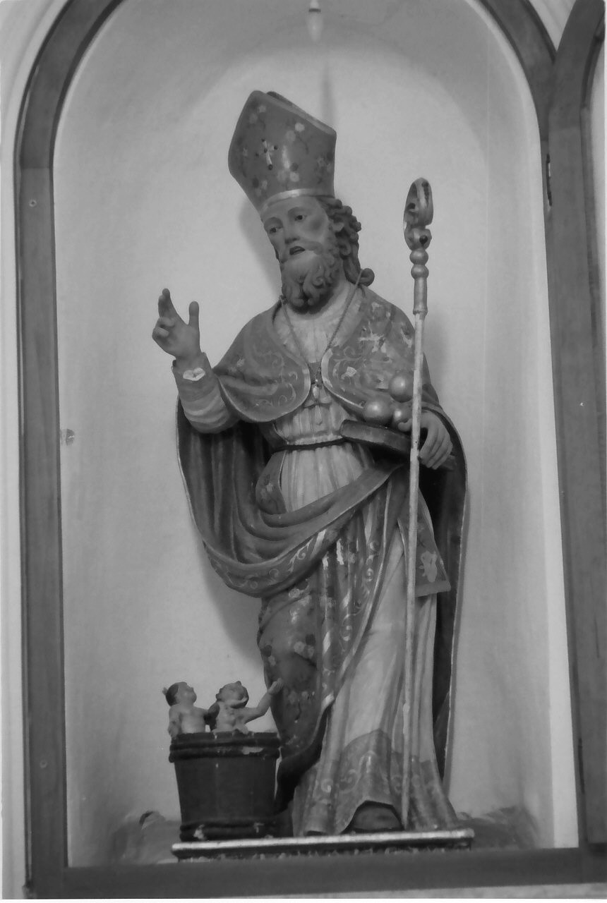 San Nicola di Bari (statua) - bottega calabrese (fine/inizio secc. XVIII/ XIX)