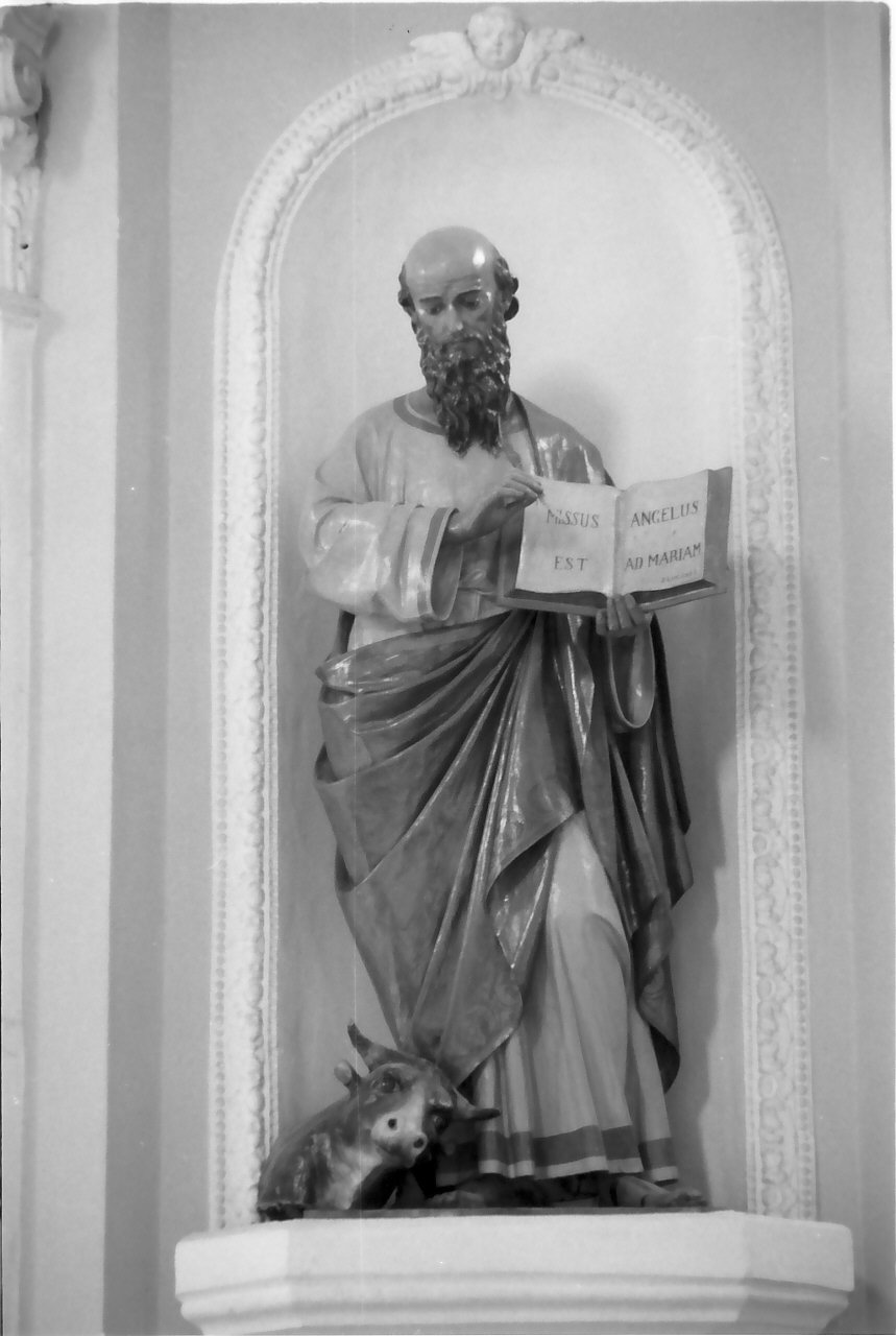 San Luca (statua, opera isolata) - bottega Italia meridionale (sec. XIX)