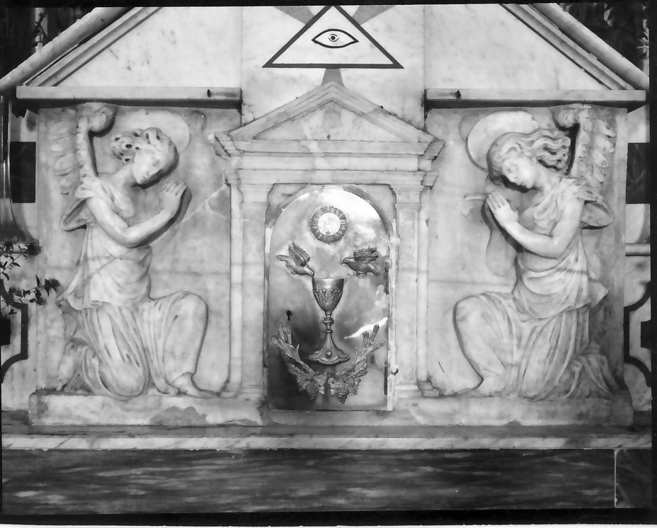 tabernacolo, opera isolata - bottega napoletana (sec. XVI)