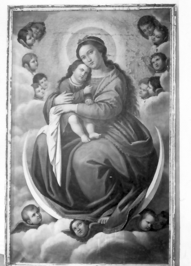 Madonna Immacolata (dipinto, opera isolata) di Anfuso Andrea (sec. XIX)