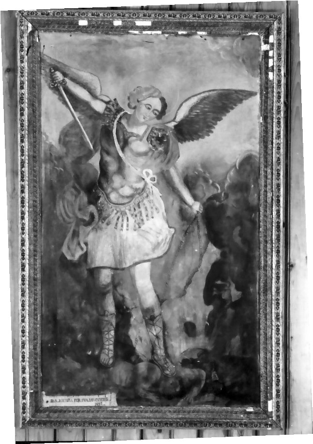 San Michele Arcangelo (dipinto, opera isolata) - ambito calabrese (sec. XIX)