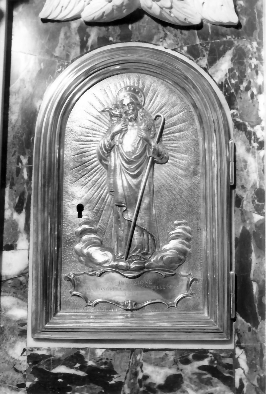 sportello di tabernacolo, elemento d'insieme - bottega Italia meridionale (sec. XX)