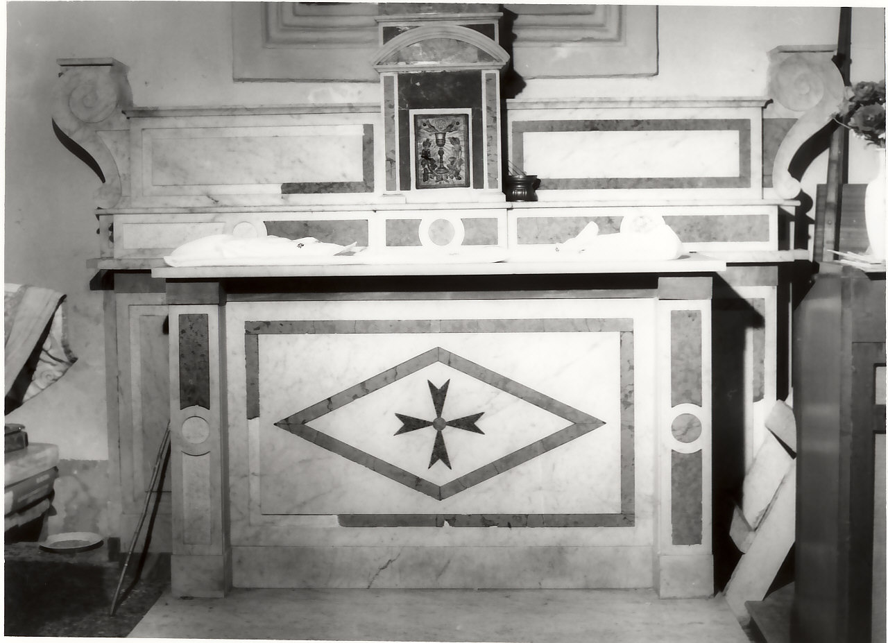 altare, opera isolata - bottega Italia meridionale (inizio sec. XX)