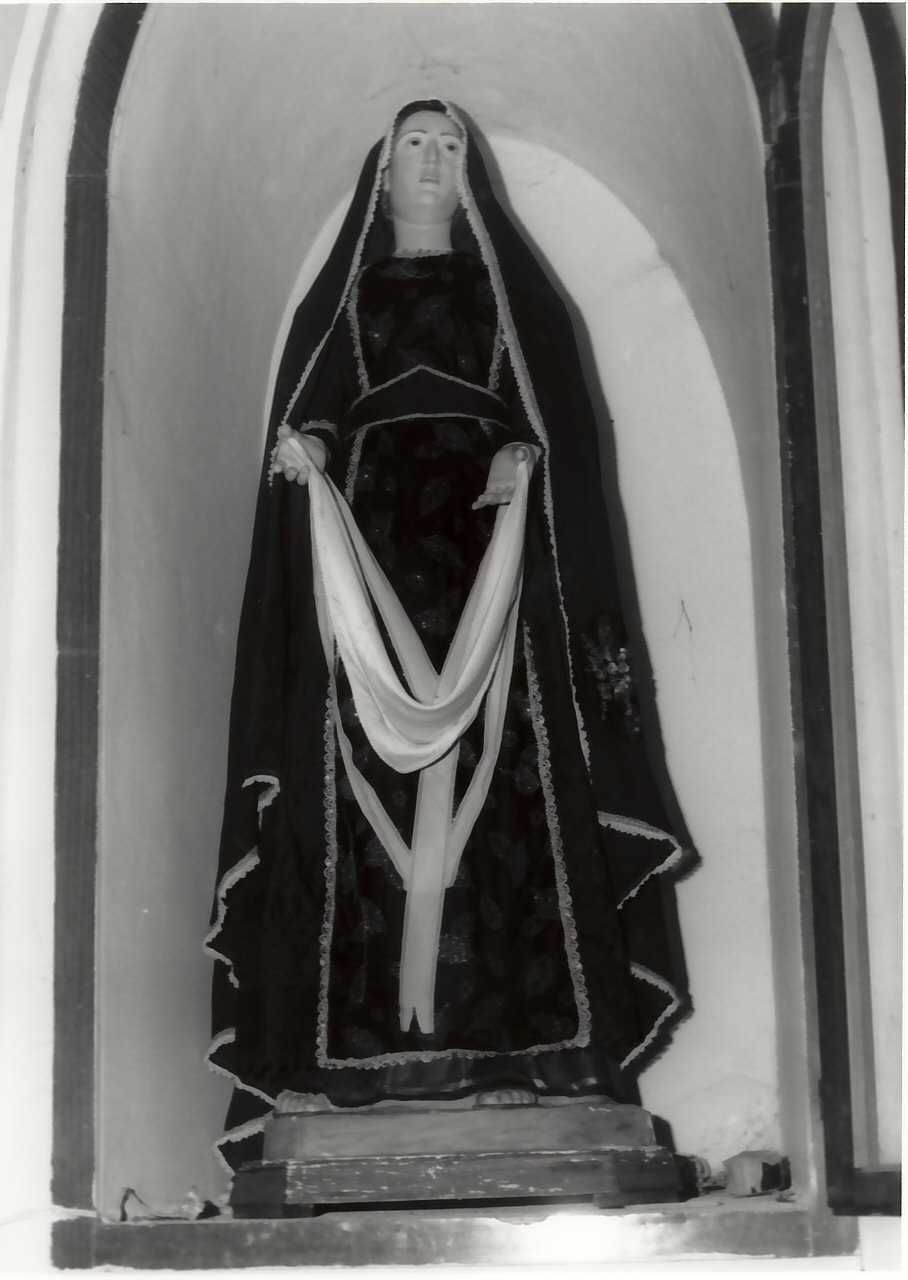 Madonna Addolorata (statua, opera isolata) - bottega leccese (fine/inizio secc. XIX/ XX)