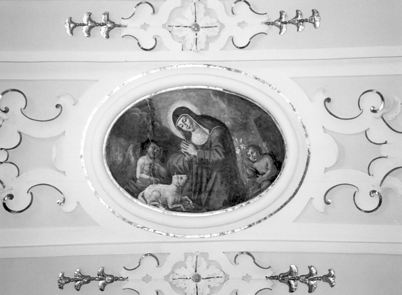 Sant'Agnese (dipinto, elemento d'insieme) di Leto Domenico (sec. XVIII)