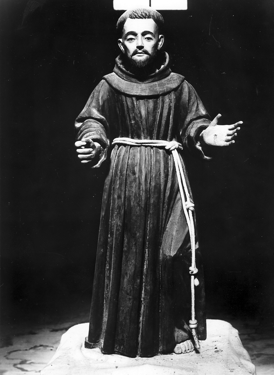 San Francesco d'Assisi (statua processionale, opera isolata) - bottega Italia meridionale (fine/inizio secc. XVIII/ XIX)