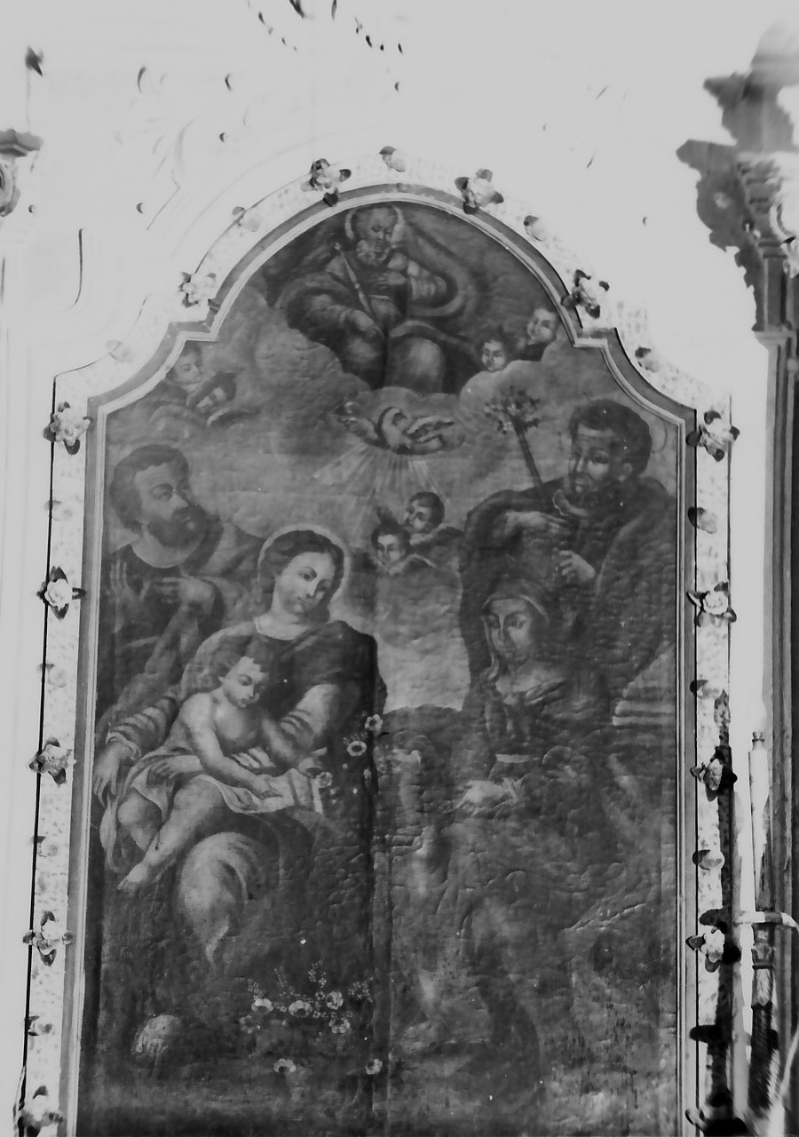 Sacra Famiglia con Sant'Anna (dipinto) - ambito Italia meridionale (prima metà sec. XIX)