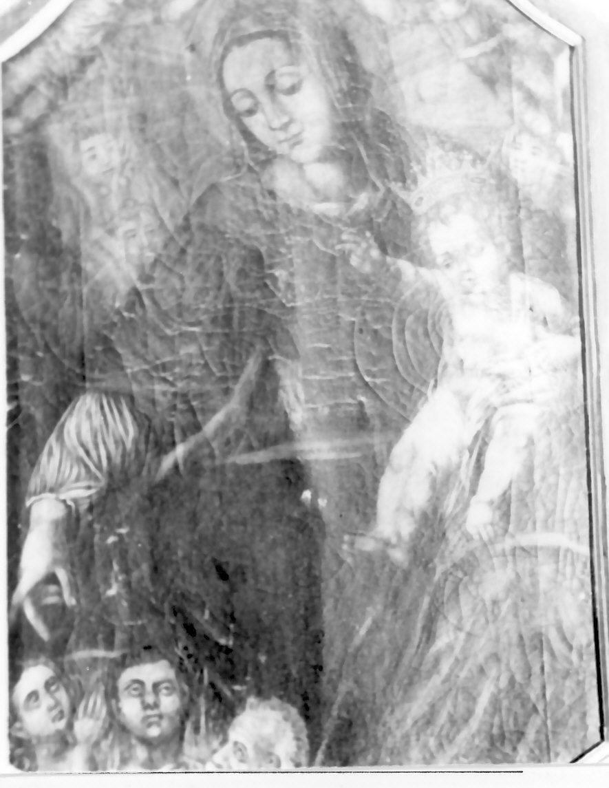Madonna che intercede per le anime del purgatorio (dipinto) - ambito napoletano (sec. XVIII)