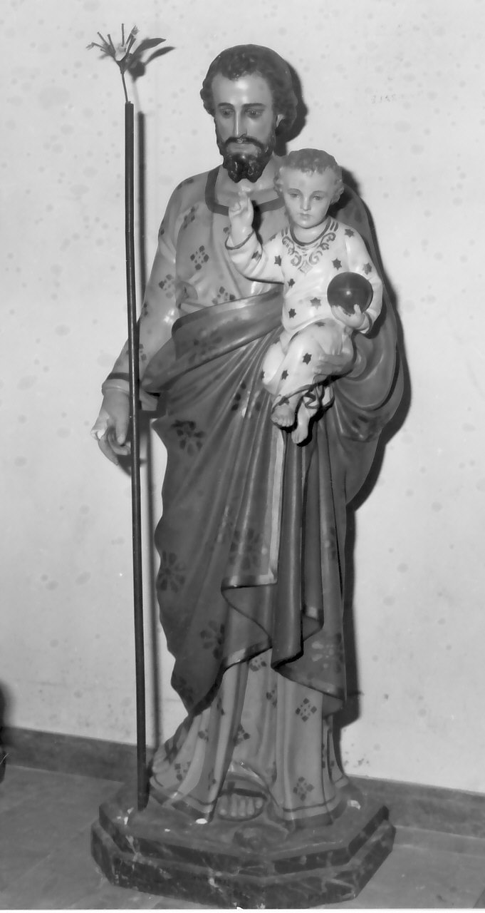 San Giuseppe e Gesù Bambino (statua) - bottega calabrese (sec. XIX)