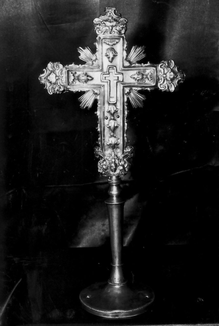reliquiario - a croce di Sorbilli Giuseppe (sec. XVIII)