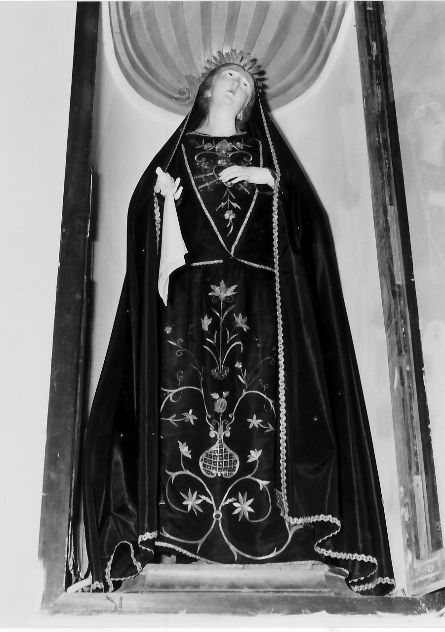 Madonna Addolorata (manichino) - bottega Italia meridionale (sec. XIX)