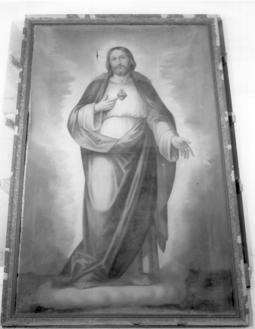 Sacro Cuore di Gesù (dipinto) - ambito Italia meridionale (sec. XIX)